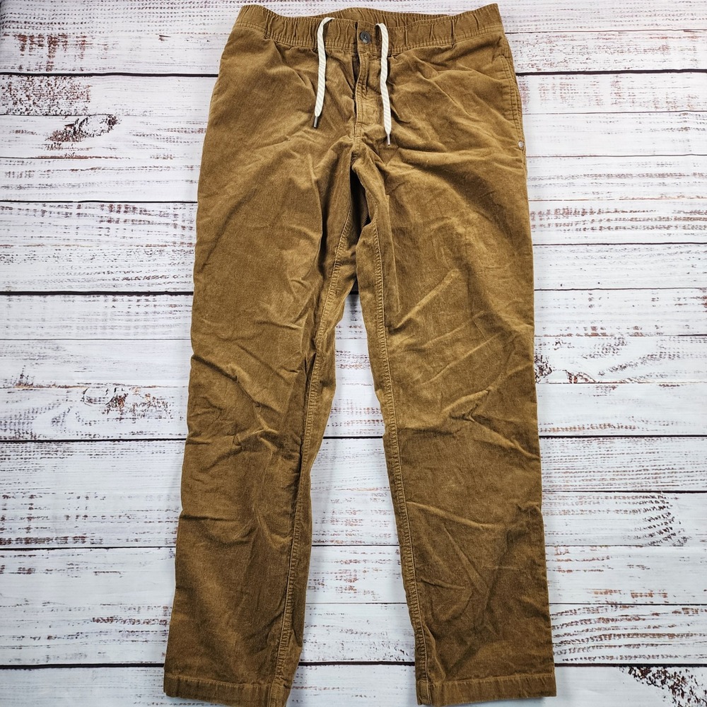Vuori Mens V4069 Corduroy Transit Pant Tobacco Brown Stretch Western Workwear L